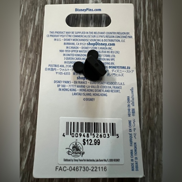 2022 EPCOT 40th Disney pin Figment with Dreamfinder’s hat, New On Card - Picture 2 of 2